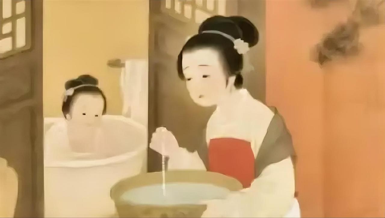 1462年，15岁的太子朱见深正在洗澡时，从小照顾他的乳娘进来加水。朱见深见状，