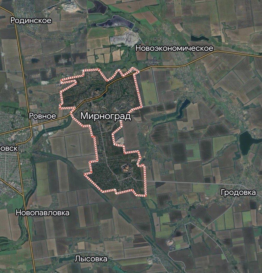 米尔诺格勒之战在顿涅茨克地区打响。俄罗斯军队从南部进入该市。 ​​​