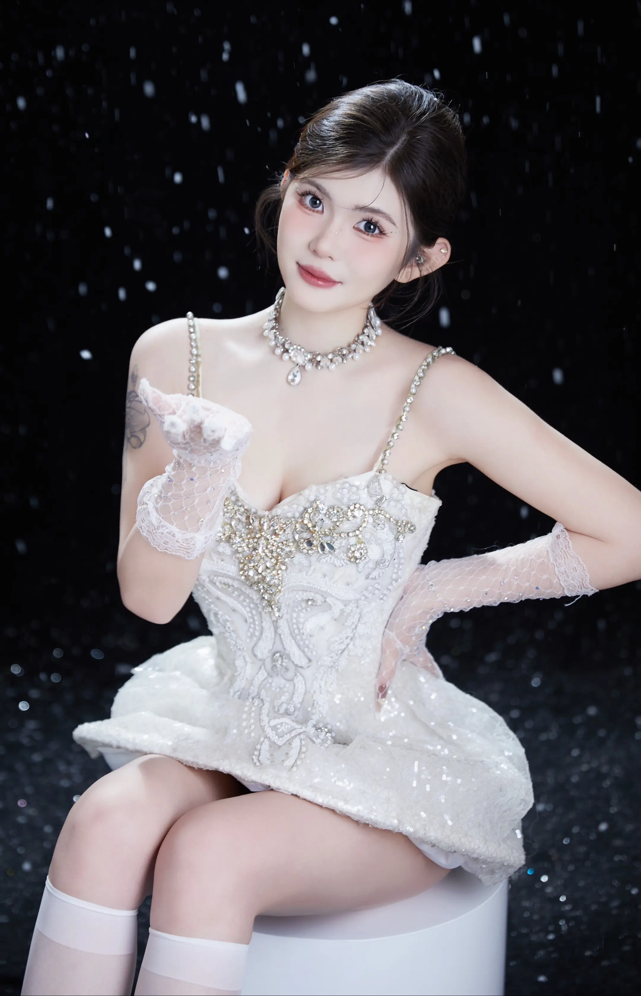 妆面模特  白天鹅妆  仿画  露思同款写真