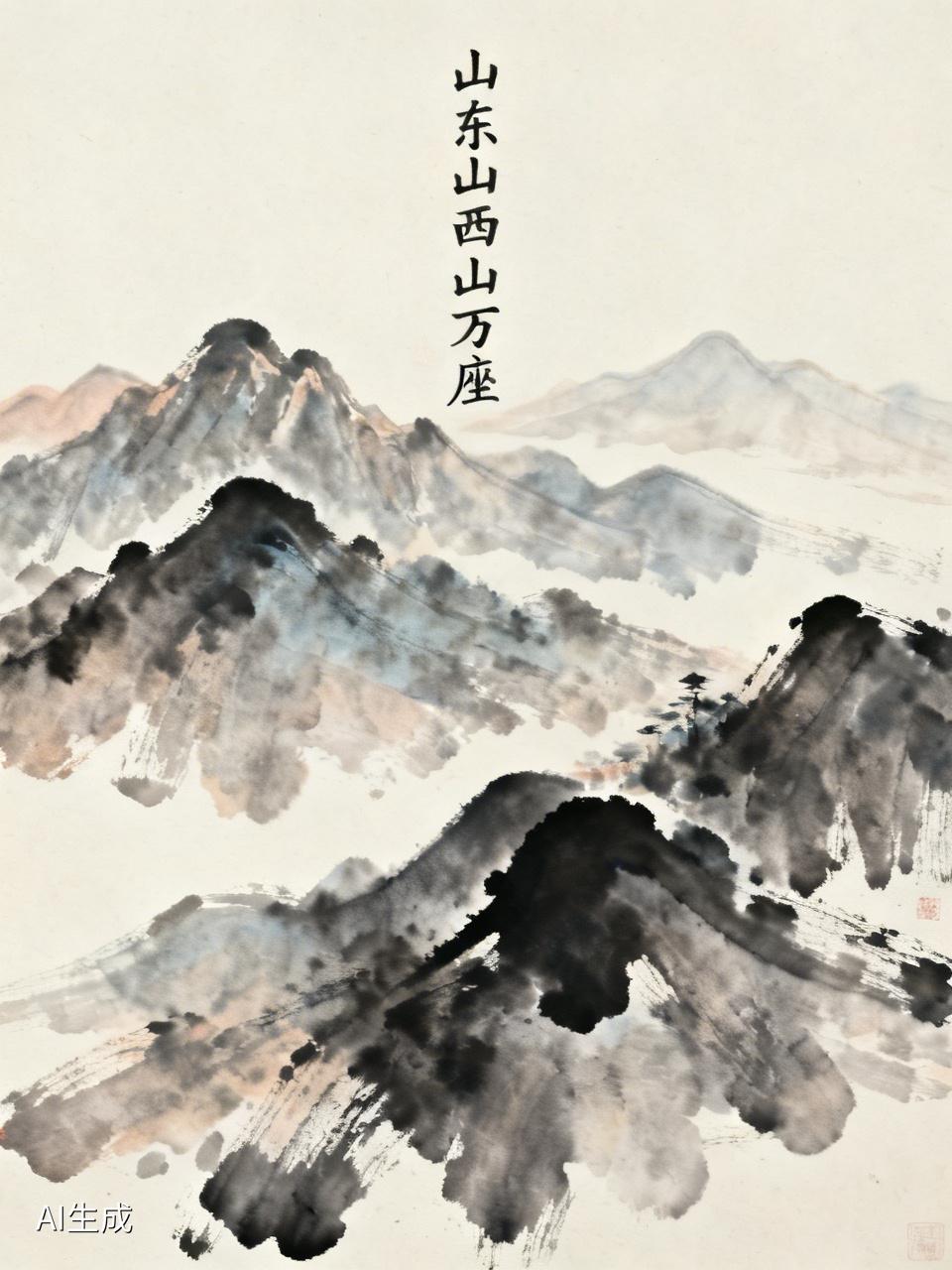 看到“山东山西山万座”这个上联，我一下子就想到下联“河南河北河千条”。这对联对仗