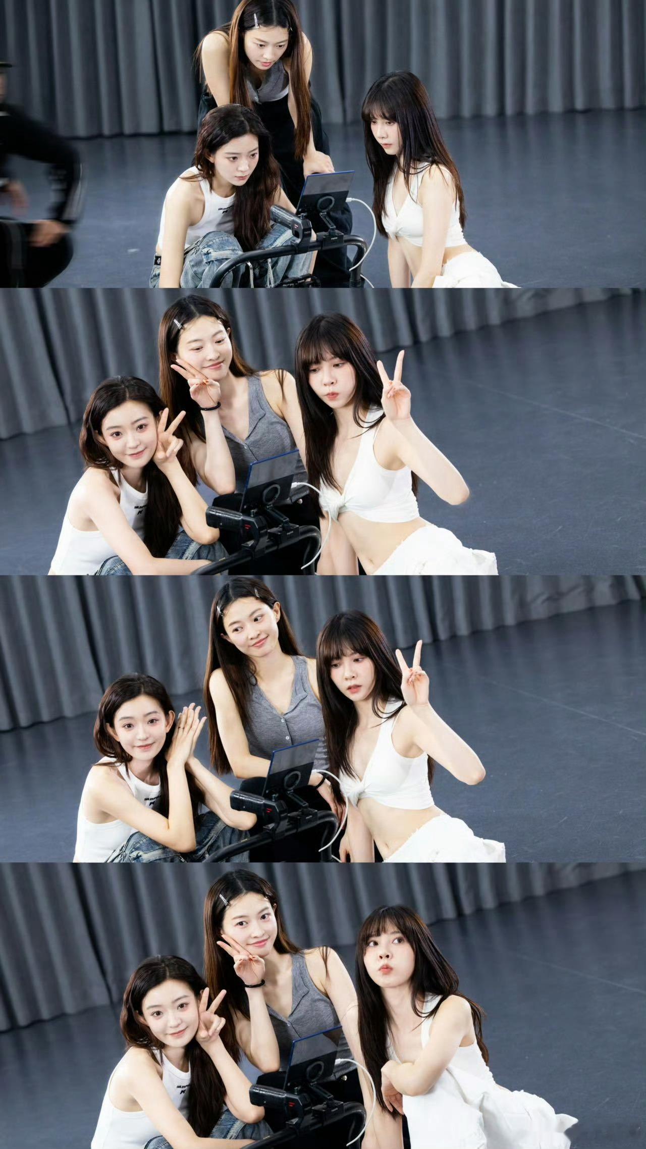 FMT浪姐养成系女团看着三人从浪姐舞台一路走来，像在见证养成系女团成长。点点滴滴