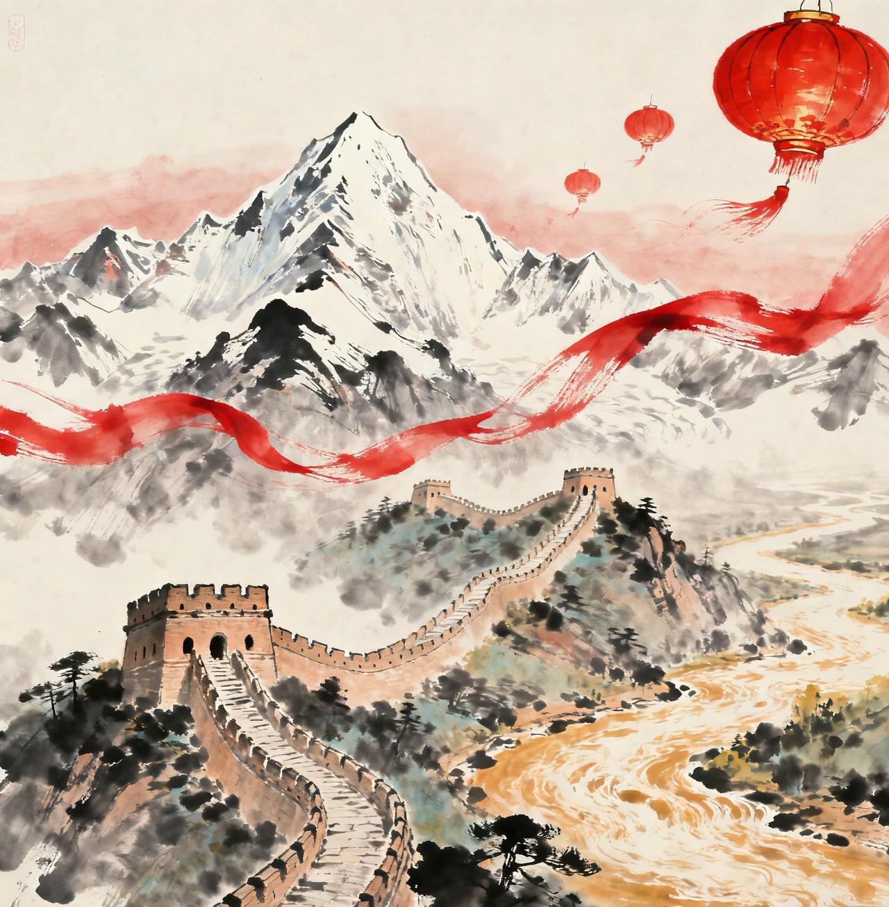 祝福我们祖国永远繁荣富强！