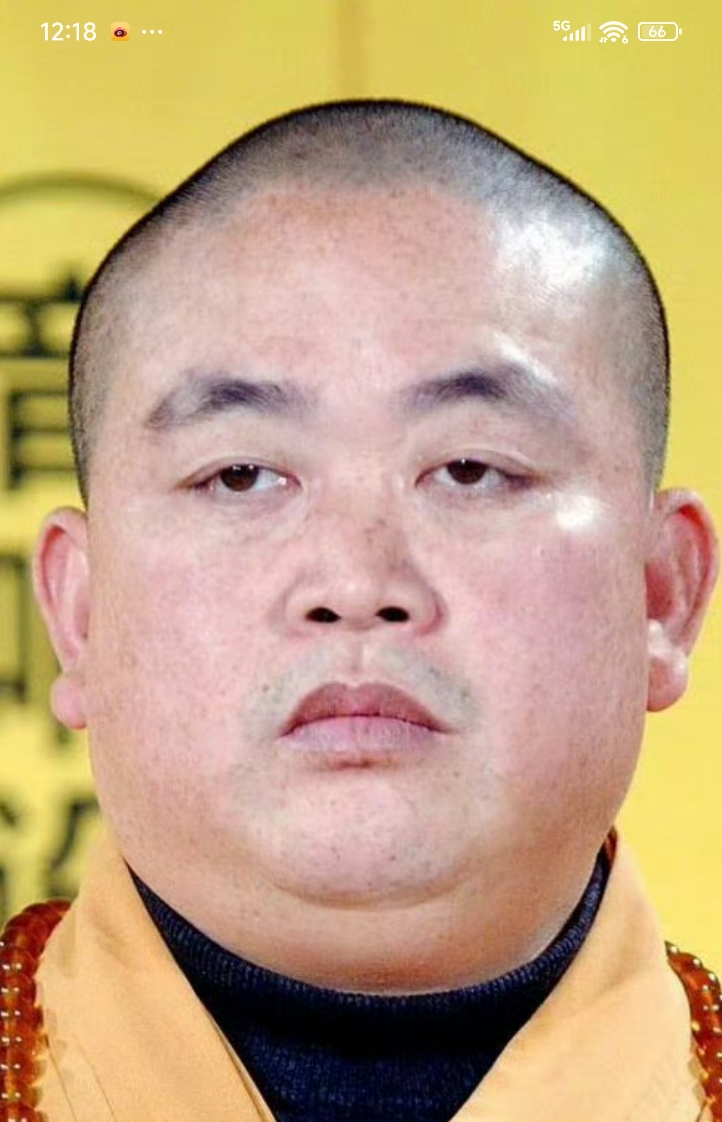 中国佛教协会对释永信戒牒予以注销释永信与多名女性保持不正当关系释永信长得一脸横肉