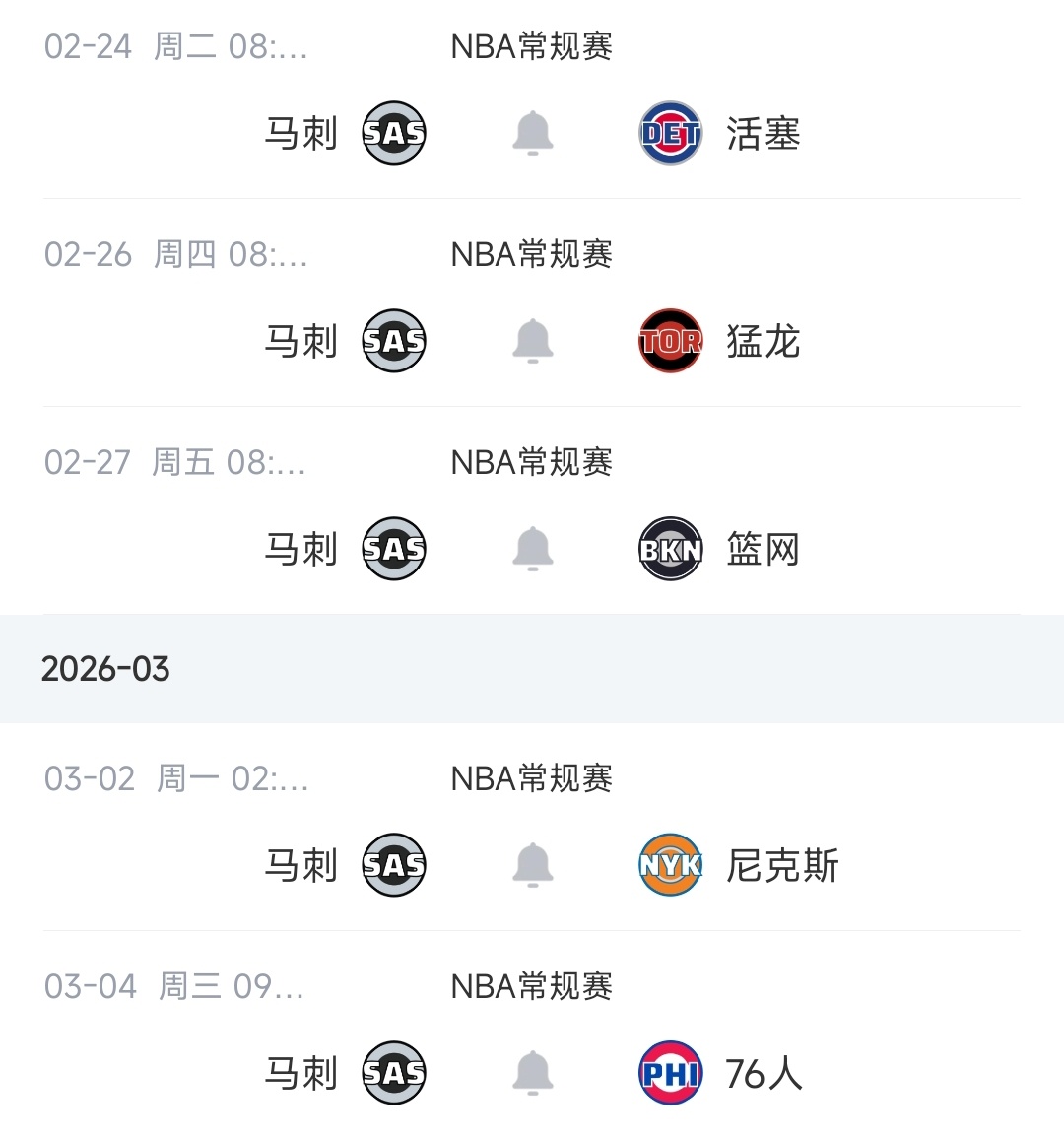 马刺接下来的东部五连客怎么说？🤨 