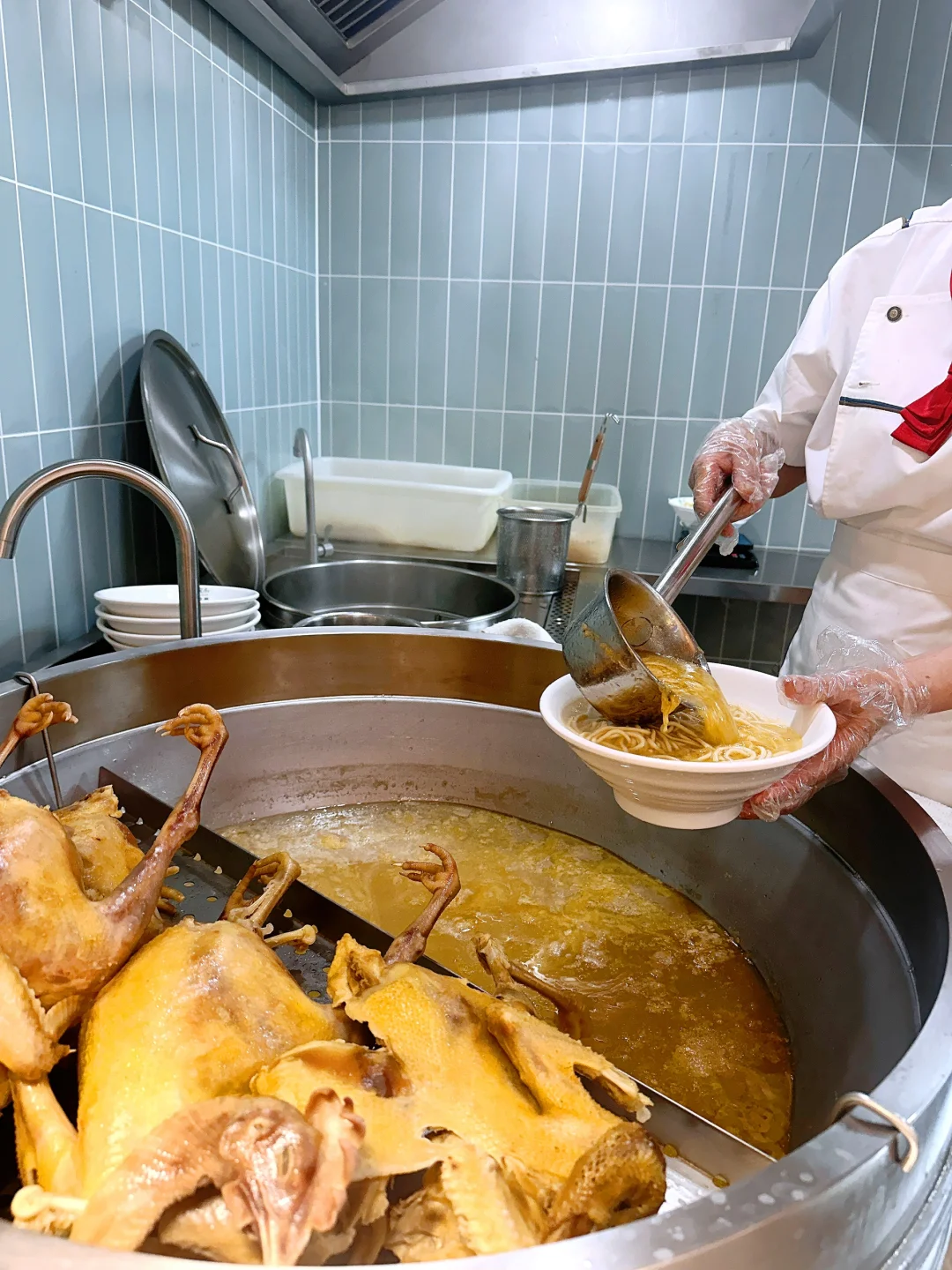 为了这碗鸡汤面会再来100次🧑🏻‍🍳万达附近