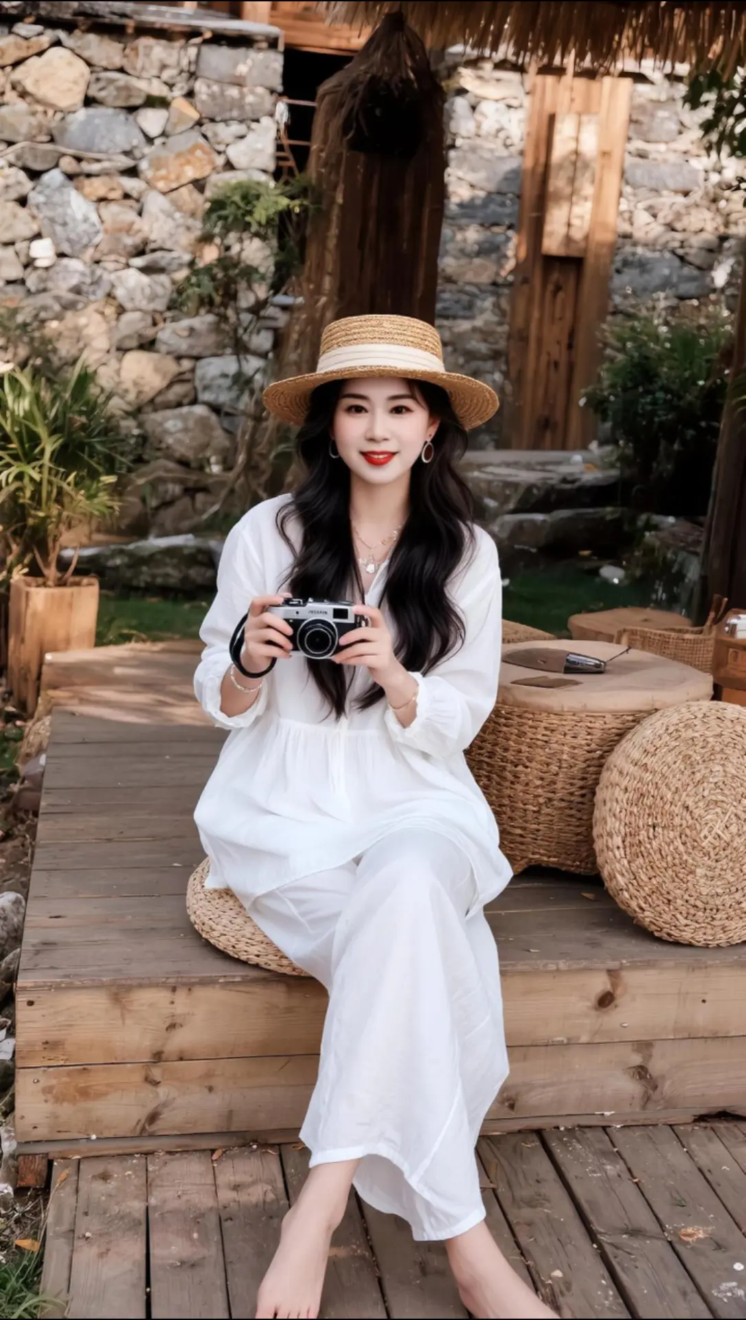 AI度假风生活照 随变ai随便玩