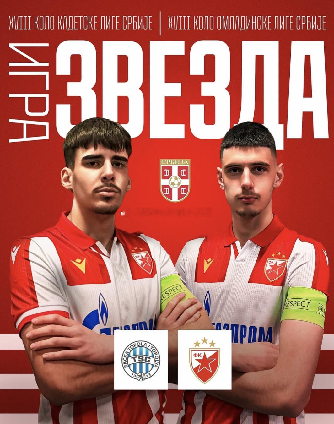 塞尔维亚U17全国联赛 贝尔格莱德红星U17队2-2战平托波拉 中国球员万项第3