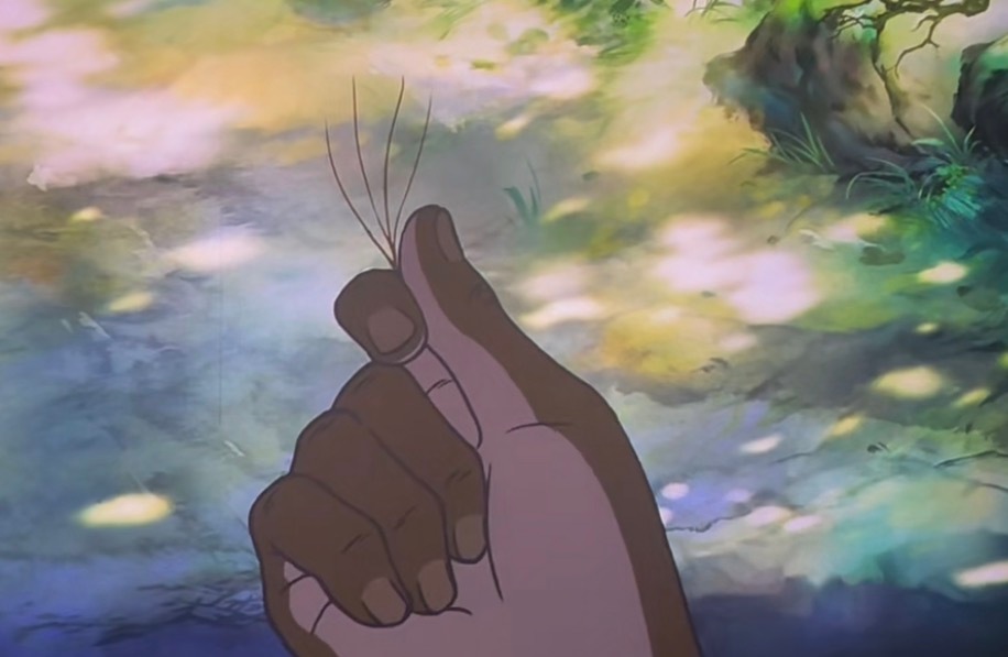 就他那个魔术，因为背着我，我当时以为是大哥拔了他胸毛变的。没办法，小时候受西游记