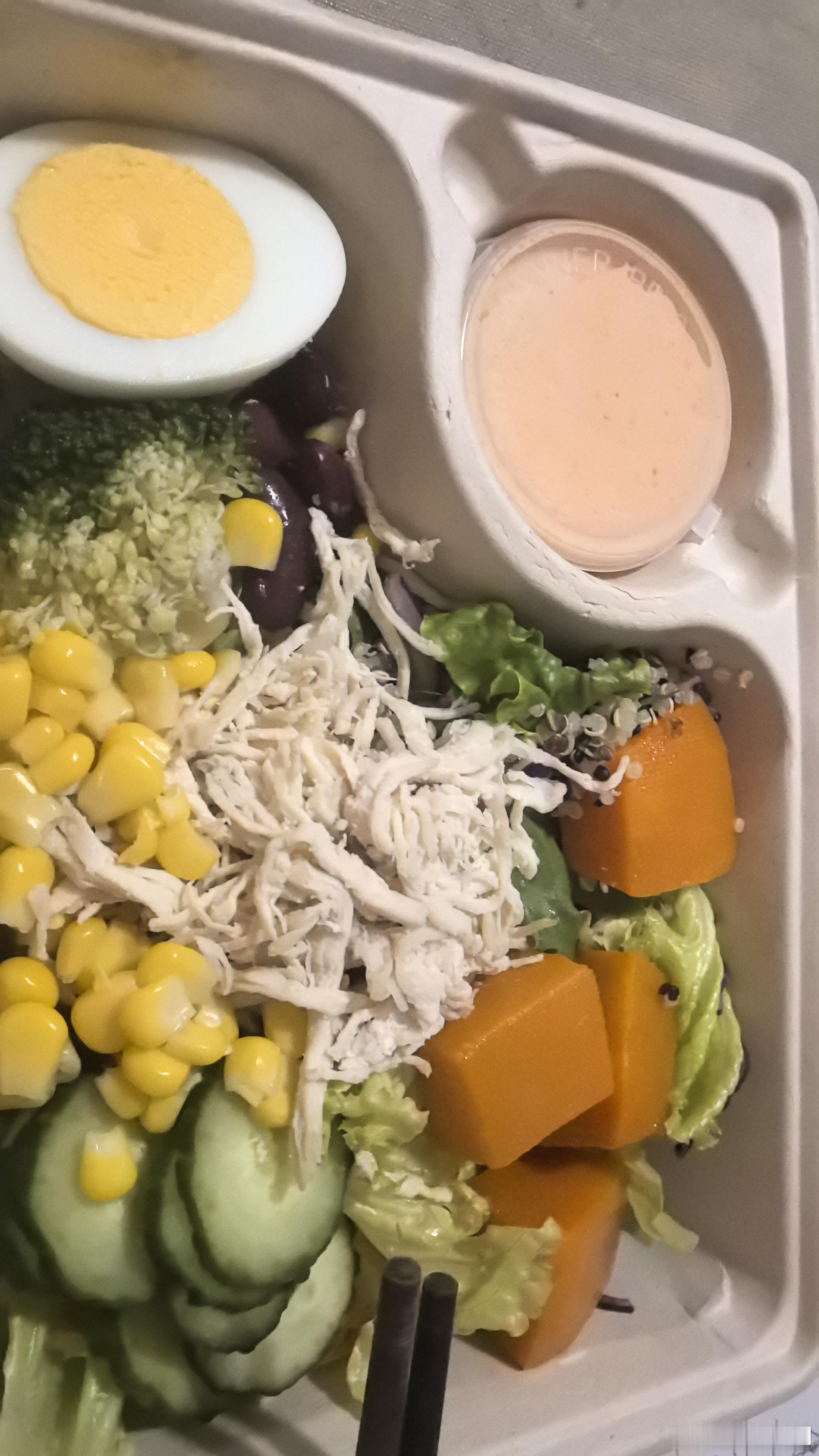 轻食沙拉，减脂量体重。西马前控制体重。 ​​​