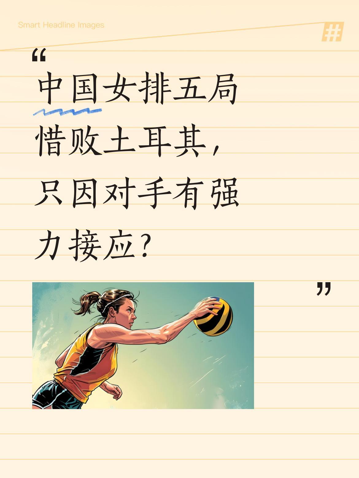 中国女排五局惜败土耳其，只因对手有强力接应？
今晨中土之战，中国女排苦战五局最终