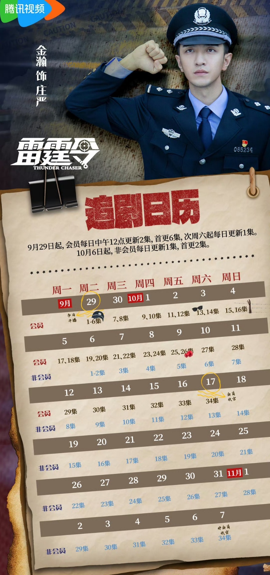 电视剧雷霆令[超话]金瀚雷霆令 jh金瀚庄严 时间过得真快，都已经关注雷霆令超话