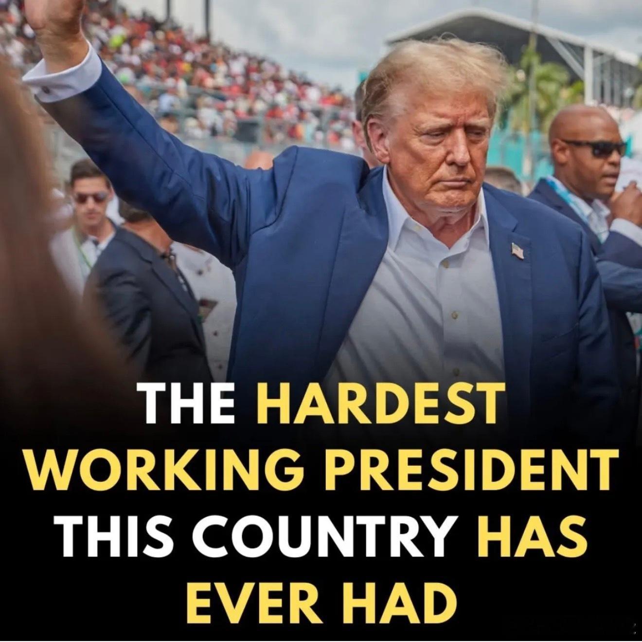 美国史上最勤奋的总统，没有之一。 