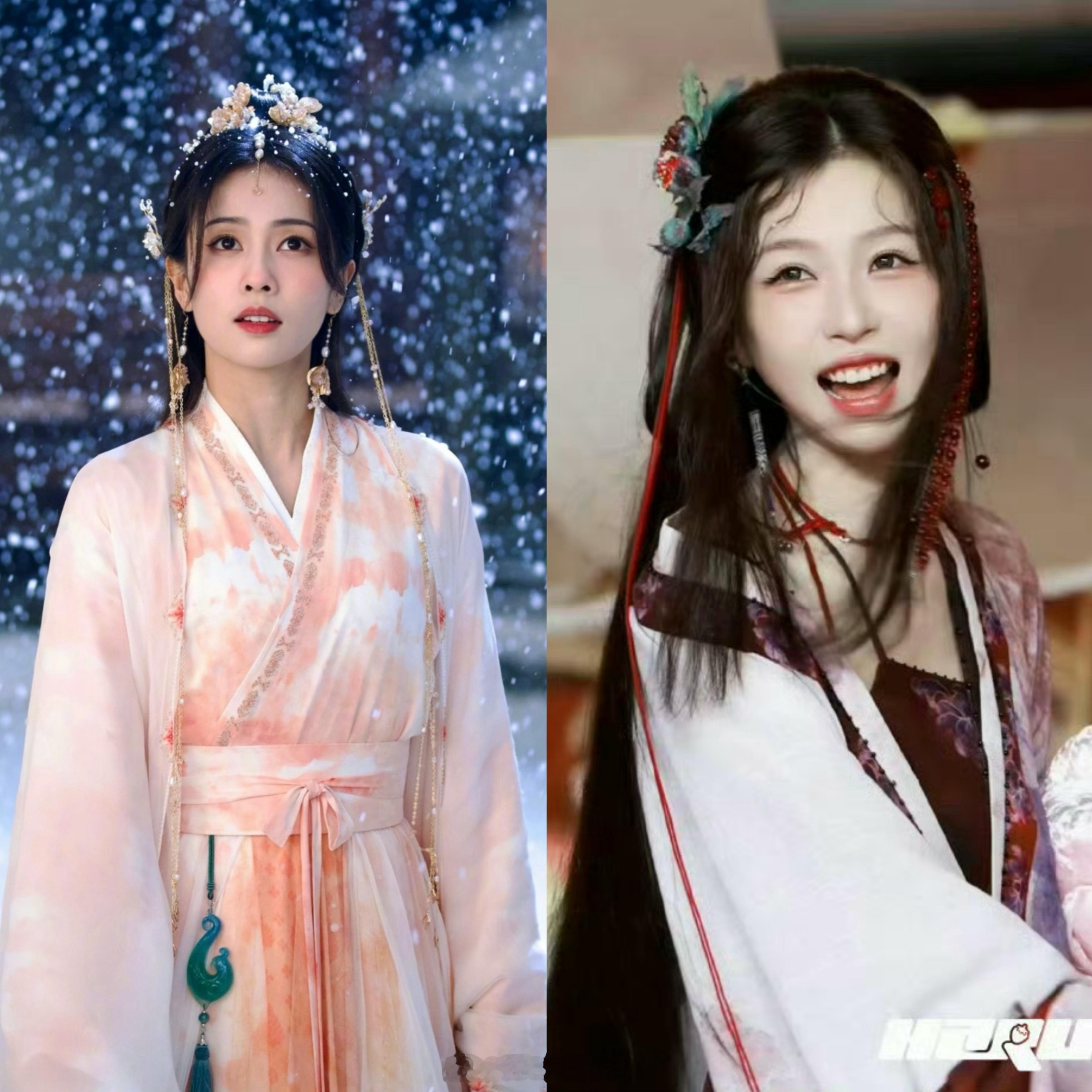 内娱蚌精赛道白鹿演蚌精vs虞书欣演蚌精！！都很美啊，不需要在这拉踩 