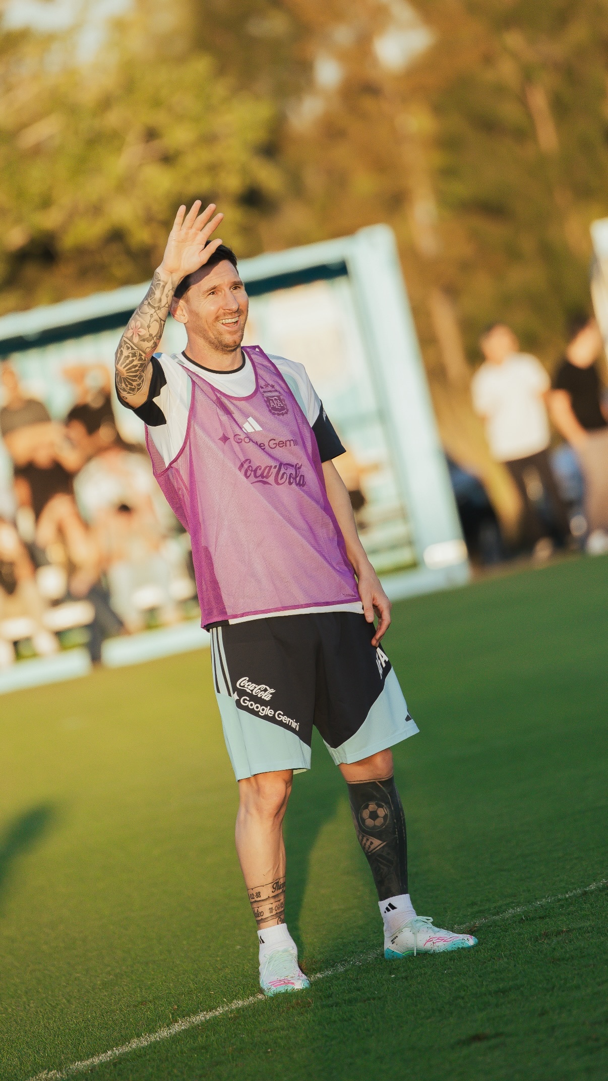 阿根廷国家队更新快拍☀️梅西