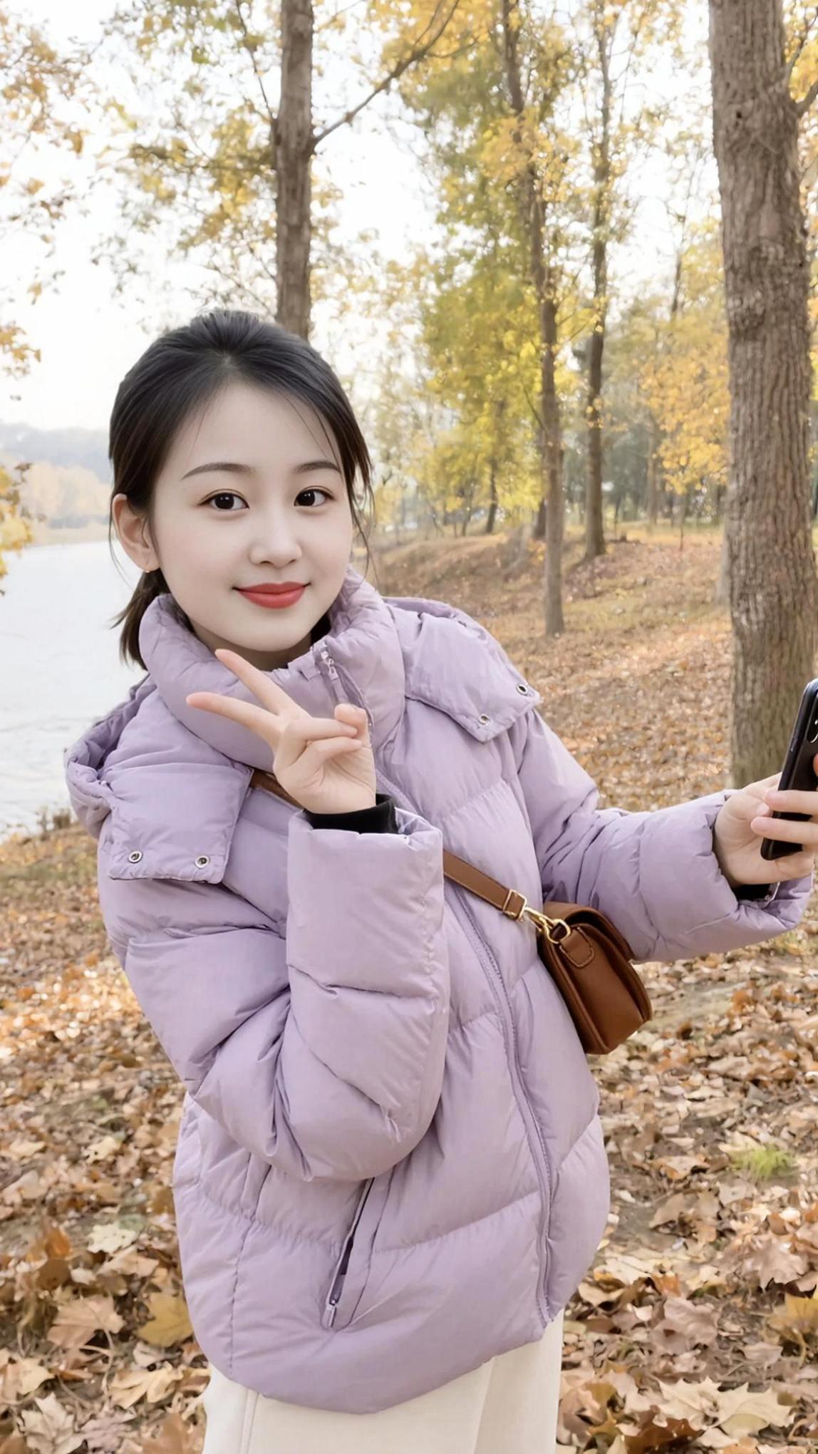 秋日生活照  甜美女孩穿搭 甜妹风 甜美写真 优雅气质