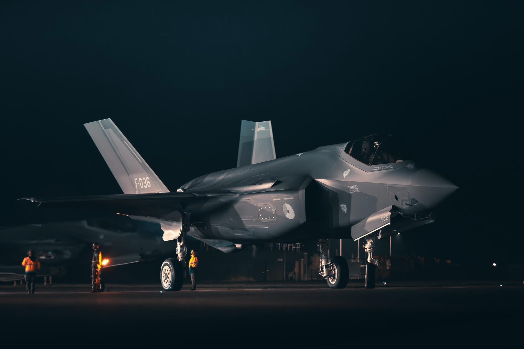 今日肥电 晚安 荷兰空军（RNLAF） F35Photo credit: RNL