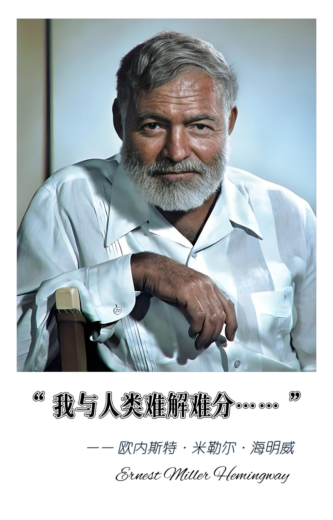 声音  【 “没有人是一座孤岛” 】　　生活是由无穷无尽的关系组成的。　　你应该