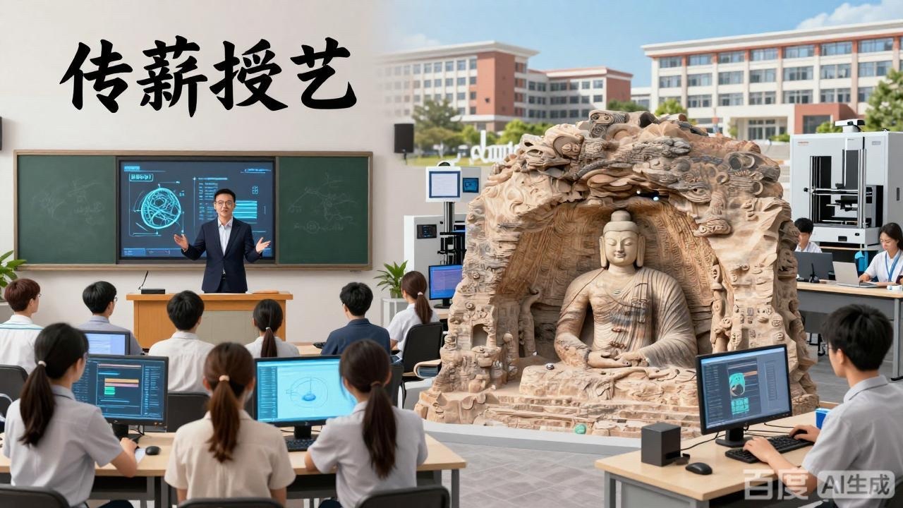 桃李诗社  念奴娇·AI3D行文/怡心人云开数宇，把光凝毫末，塑来千界。手挽星潮