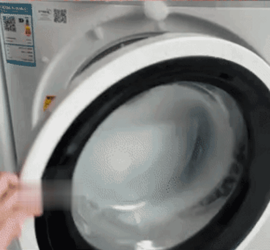 洗衣服洗出了雪乡的感觉