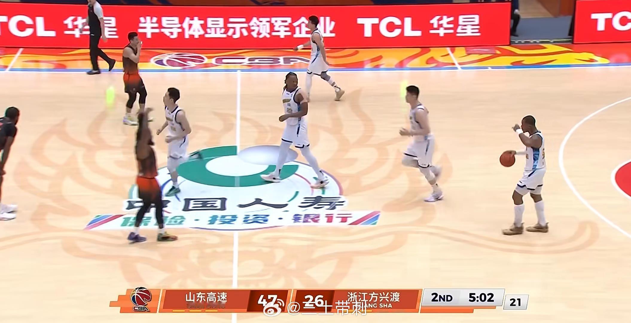 山东男篮VS广厦男篮 这赛季，能做到领先广厦20分以上的，只有广厦本赛季目前那两