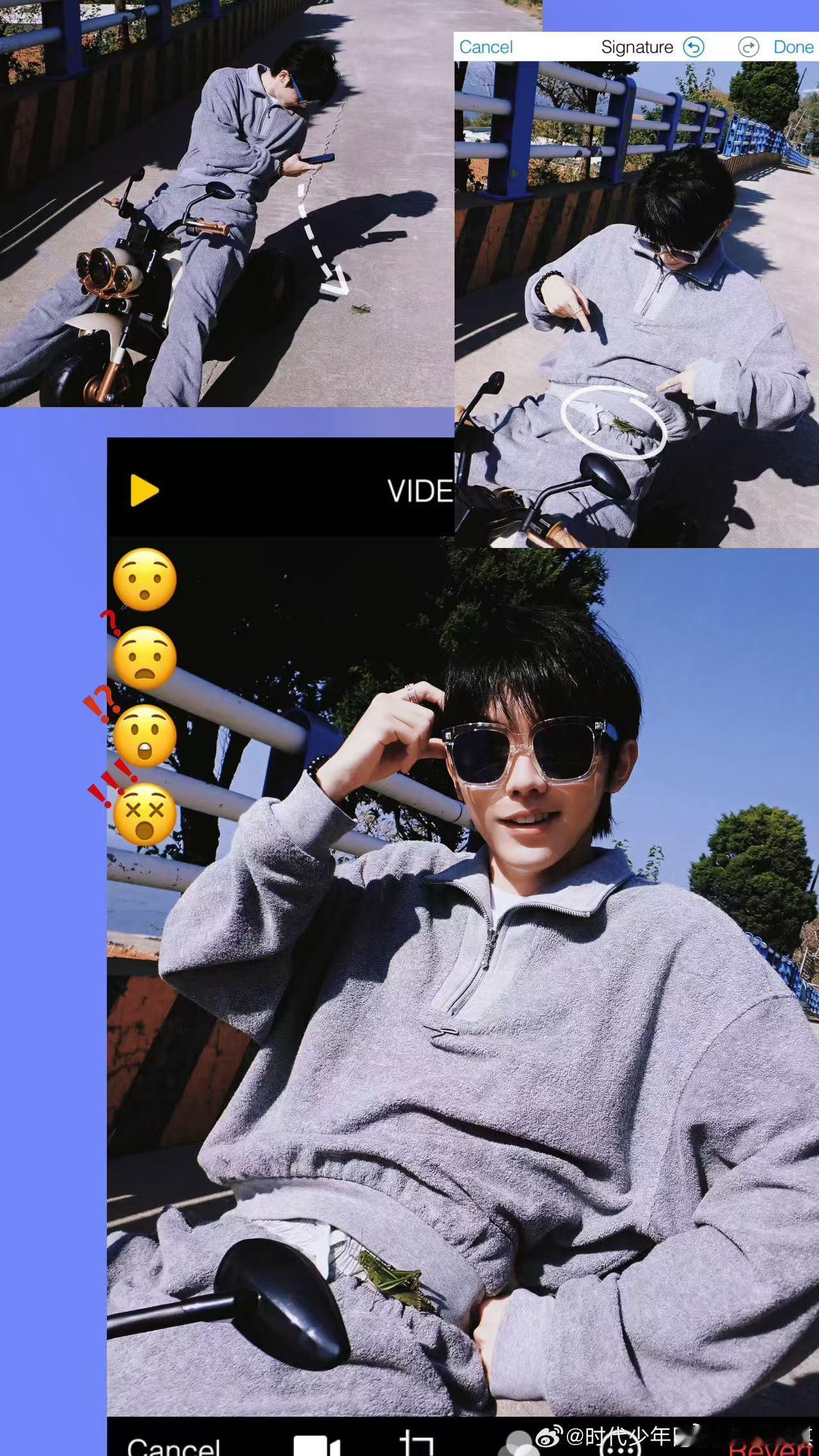 低像素版马嘉祺  马嘉祺这组低像素照片，简直就是女友视角的福利！每一个笑容都仿佛