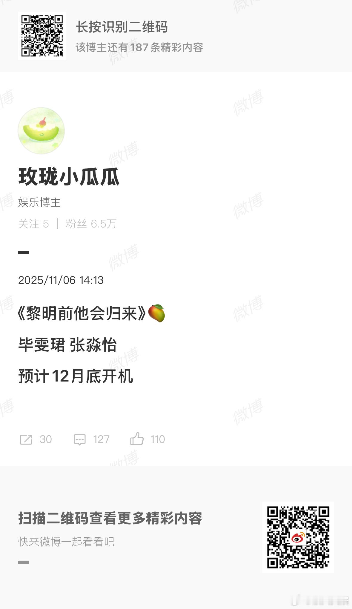 毕雯珺张淼怡黎明前他会归来毕雯珺张淼怡或演黎明前他会归来毕雯珺张淼怡或演黎明前他