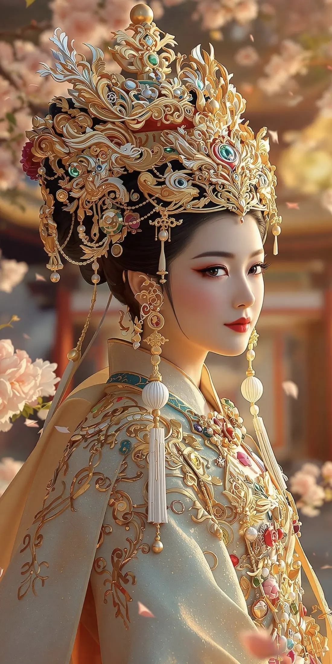 原创 古装美人 古风美女 凤冠霞帔 古风