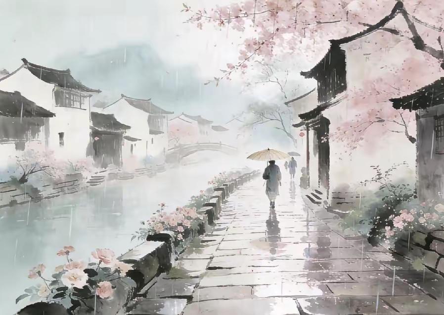 缠绵无尽家乡念，
愁怅不完故旧思。
横批：《家乡与故旧》