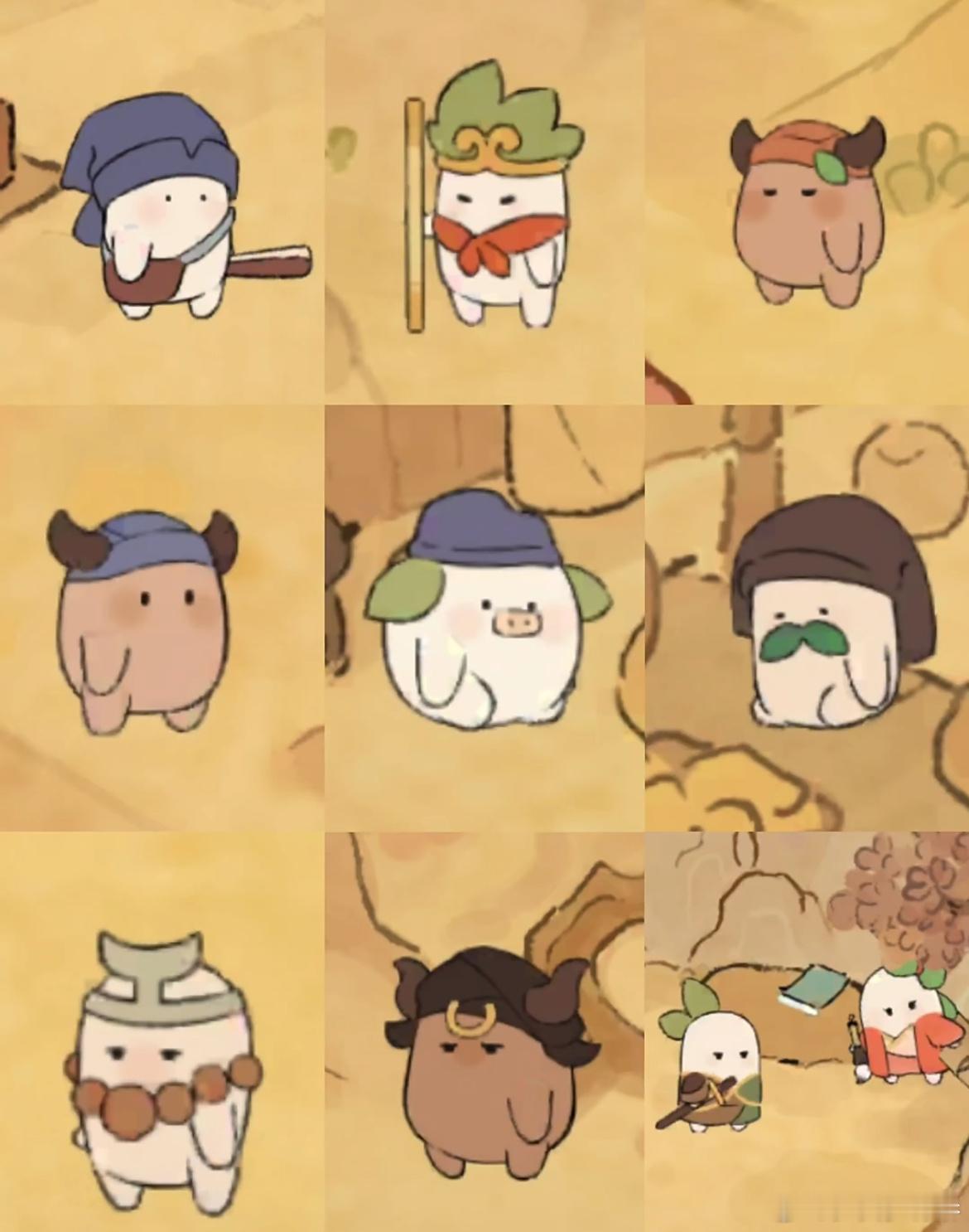 我的天啊，这些萝都可爱成啥样了！！建议出同款周边啊啊啊