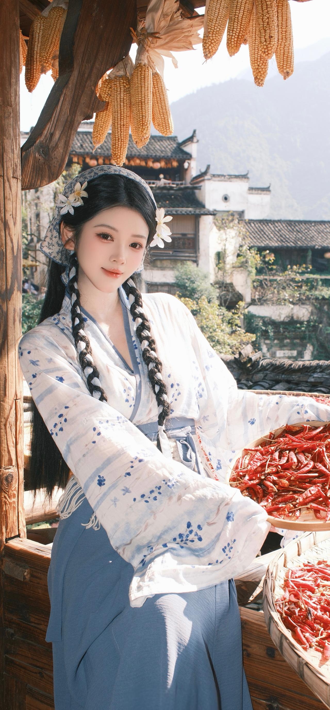 📍婺源·篁岭
晒秋🌽🌶️🎃