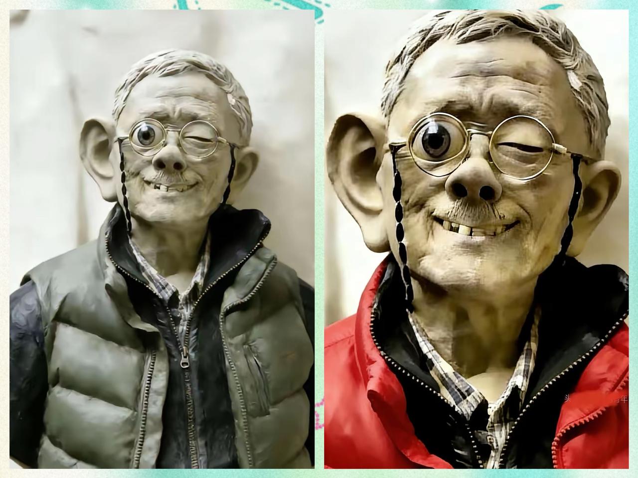 这尊“神像”立起来的时候，真是把我看笑了。
​丑吗？确实丑得惊心动魄。
​   