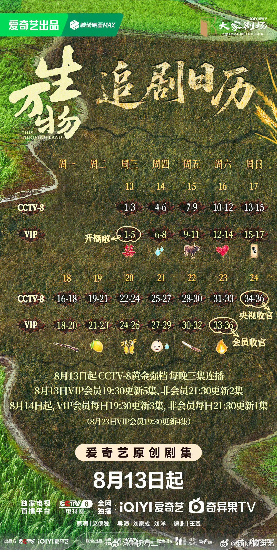 杨幂《生万物》追剧日历来了:CCTV8黄金档每晚7:30三集连播爱奇艺会员每晚7