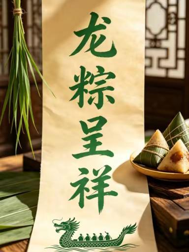 话题1638 毛笔字传统文化端午节