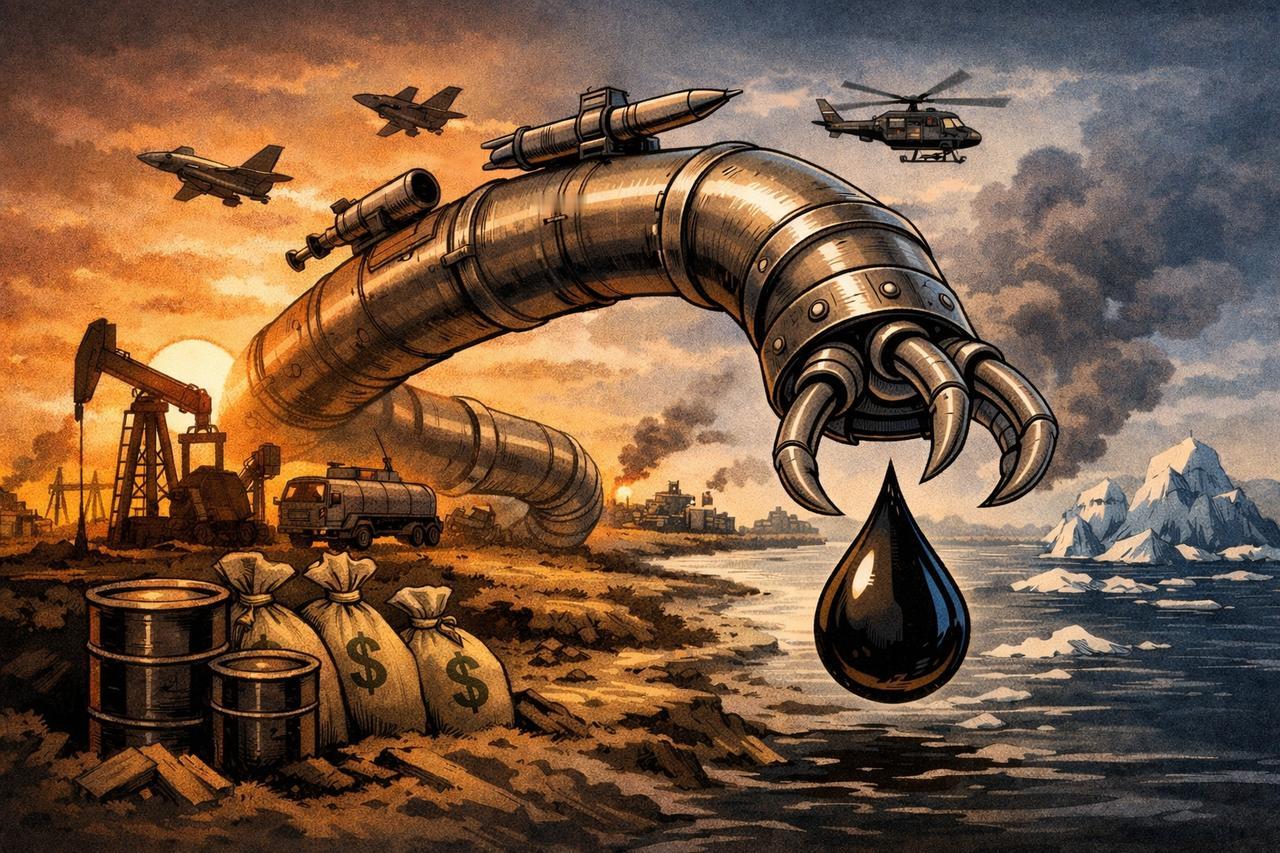 如果一个国家拥有石油、天然气或其他重要自然资源，但没有强大武器来保卫自身，那么这