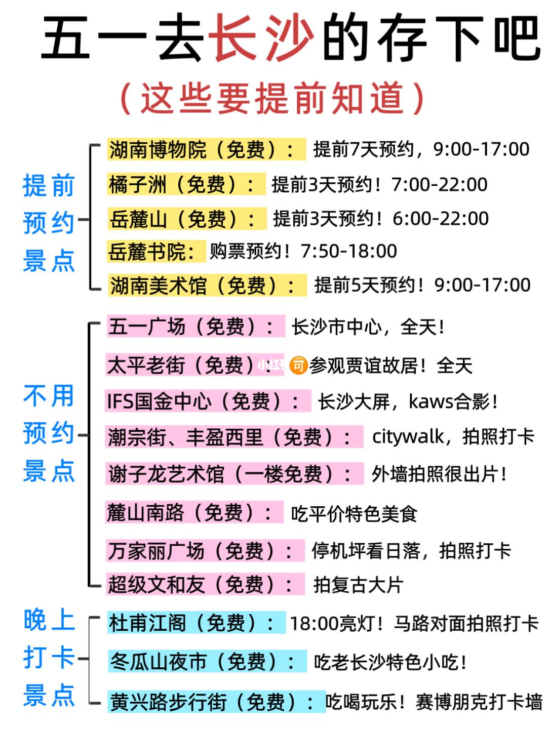 写给5月去长沙的姐妹👭超全避雷攻略🗒️