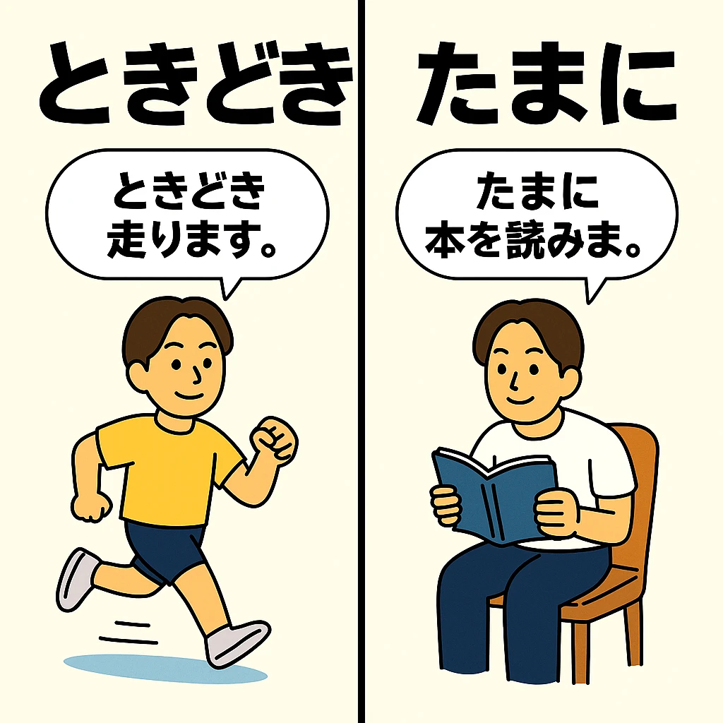 【「ときどき」「たまに」到底有什么区别?】