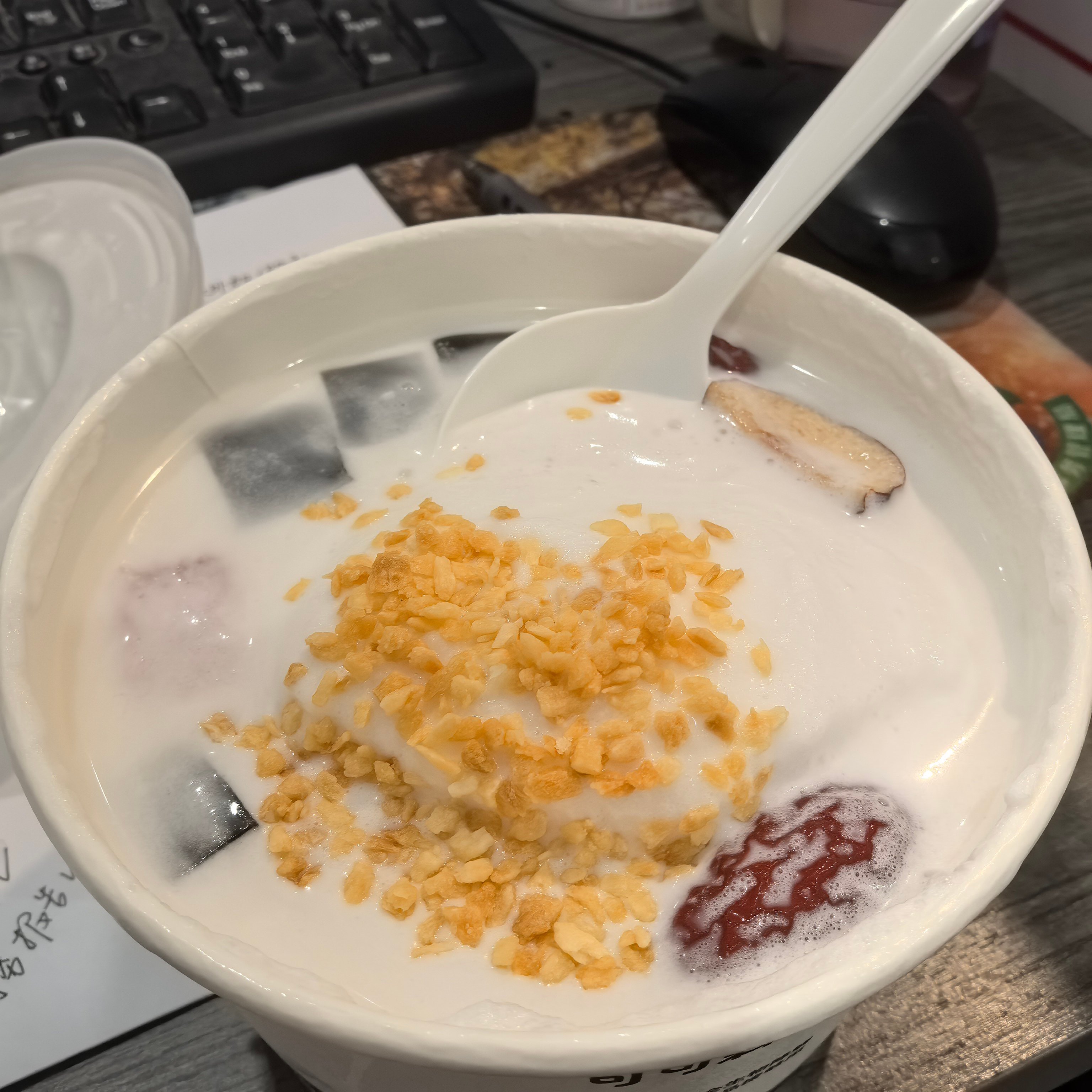 同事请吃清补凉