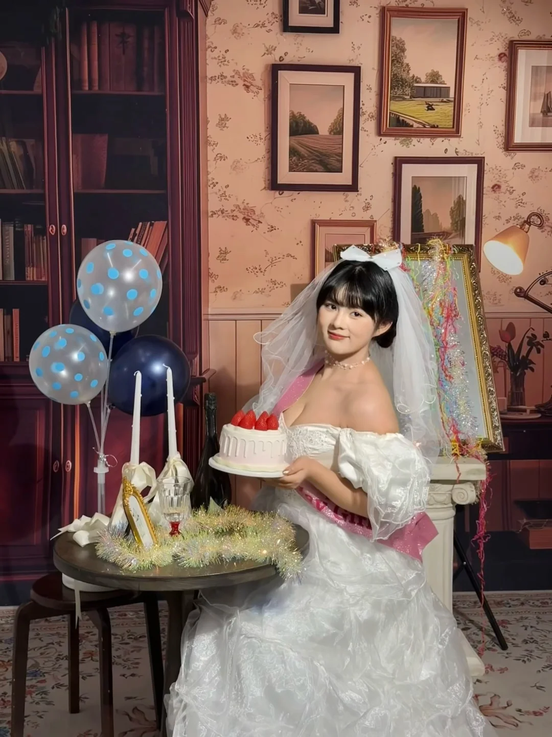 属于130斤微胖女生的生日写真