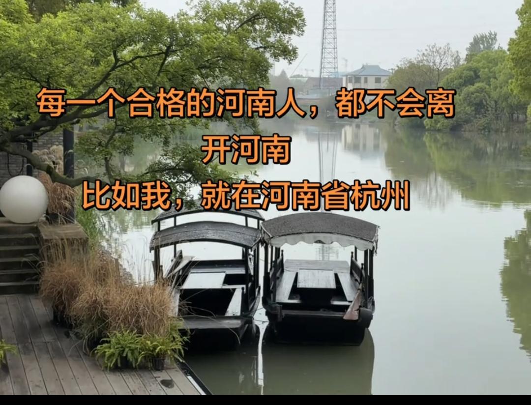 我是在杭州的河南人，心中始终眷恋着河南，不会真正离开。河南是华夏文明发源地，历史
