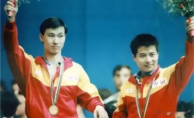 国乒史上最强双打运动员——王涛

王涛、吕林：
1992年巴塞罗那奥运会男双冠军