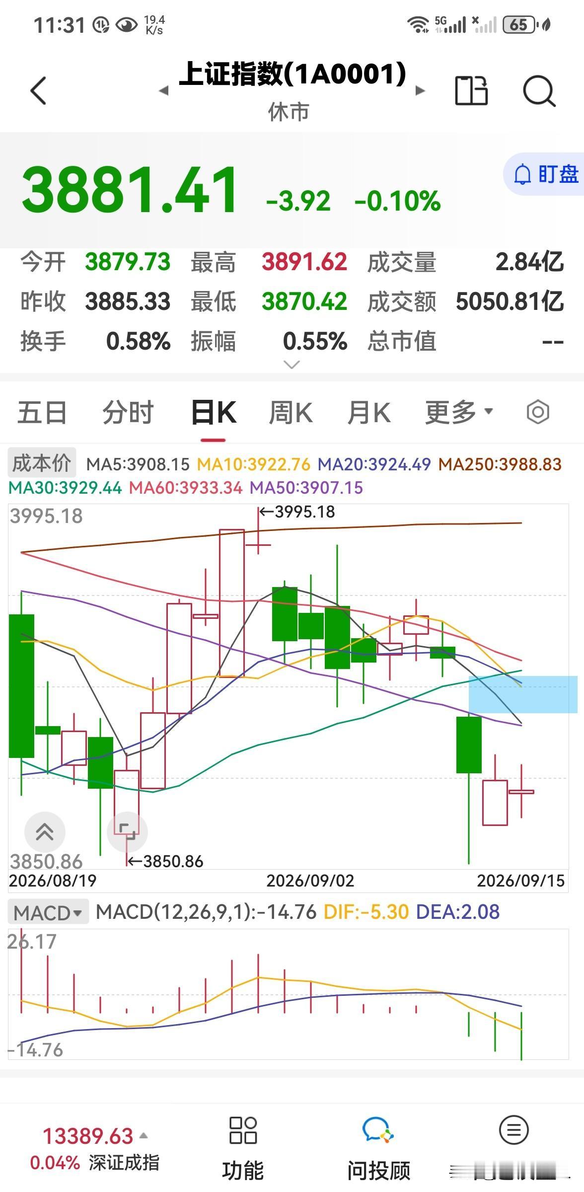 今天是9月17日，股市早盘放量下跌，下午还会跌吗？

今天股市早盘低开低走，放量