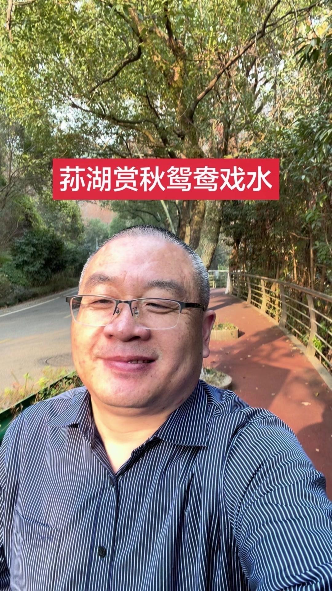 周末去荪湖赏秋，意外撞见一群鸳鸯在湖面游弋，简直太治愈了！

🦆湖光山色间，十