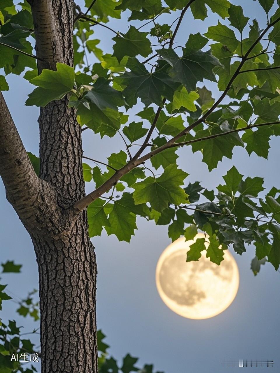 白日未央，雾里高楼，去年新插柳，花与树依旧。遗鹊孤鸟对歌喉，冬枝秋叶惹人愁。犹记