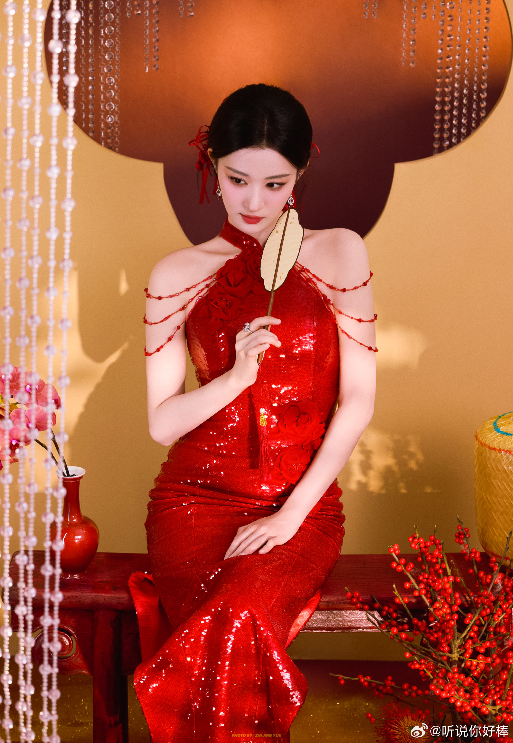 王楚然全世界第一适配正红色 隔着火海和小兰姐对望那一幕我真的看碎了，两个女人之间