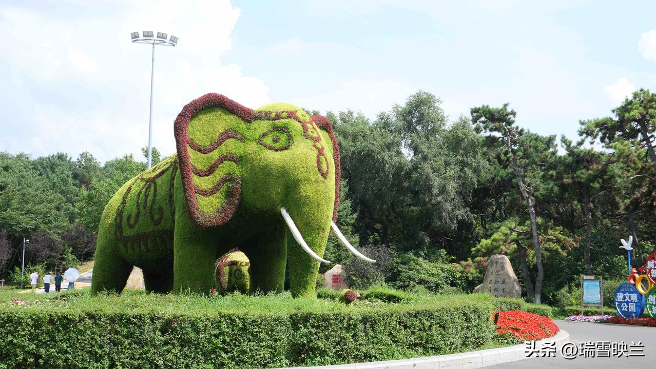昨天带孩子们参观长春动植物园，完全是源于前天在长影博物馆的一次偶遇引起的。

