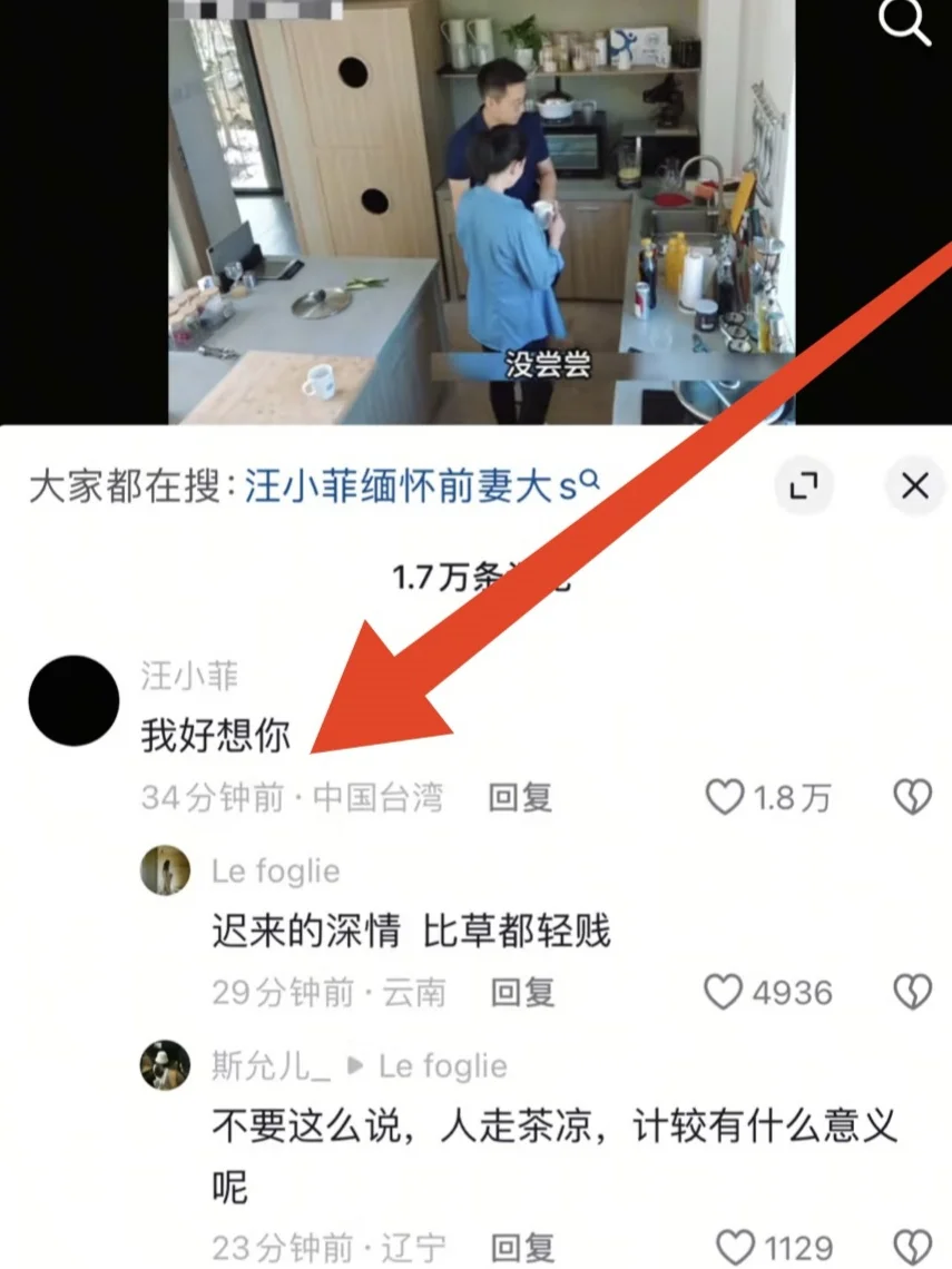 汪小菲：大S我好想你