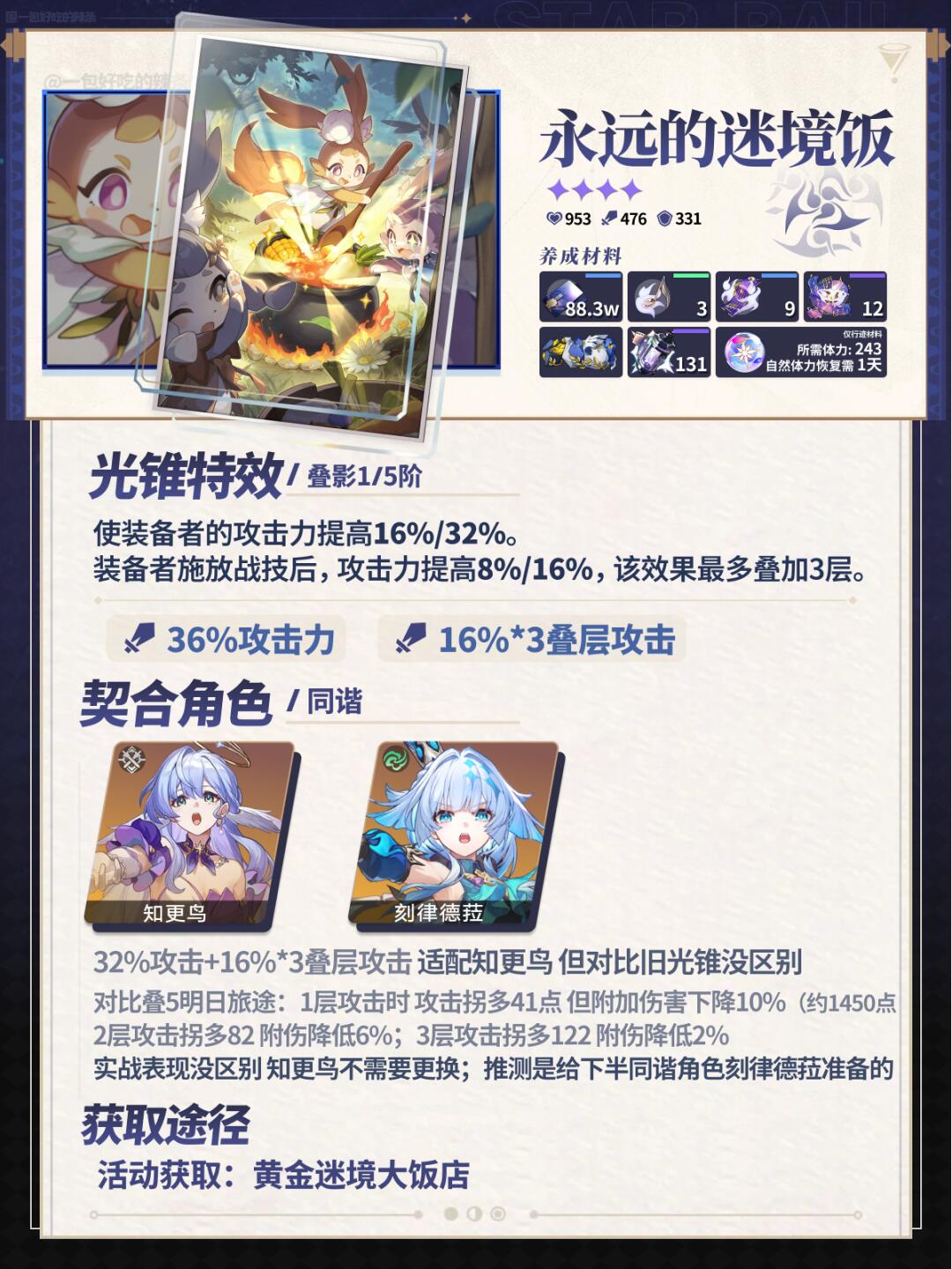 80%大攻击的同谐光锥？！ | 3.5新光锥前瞻