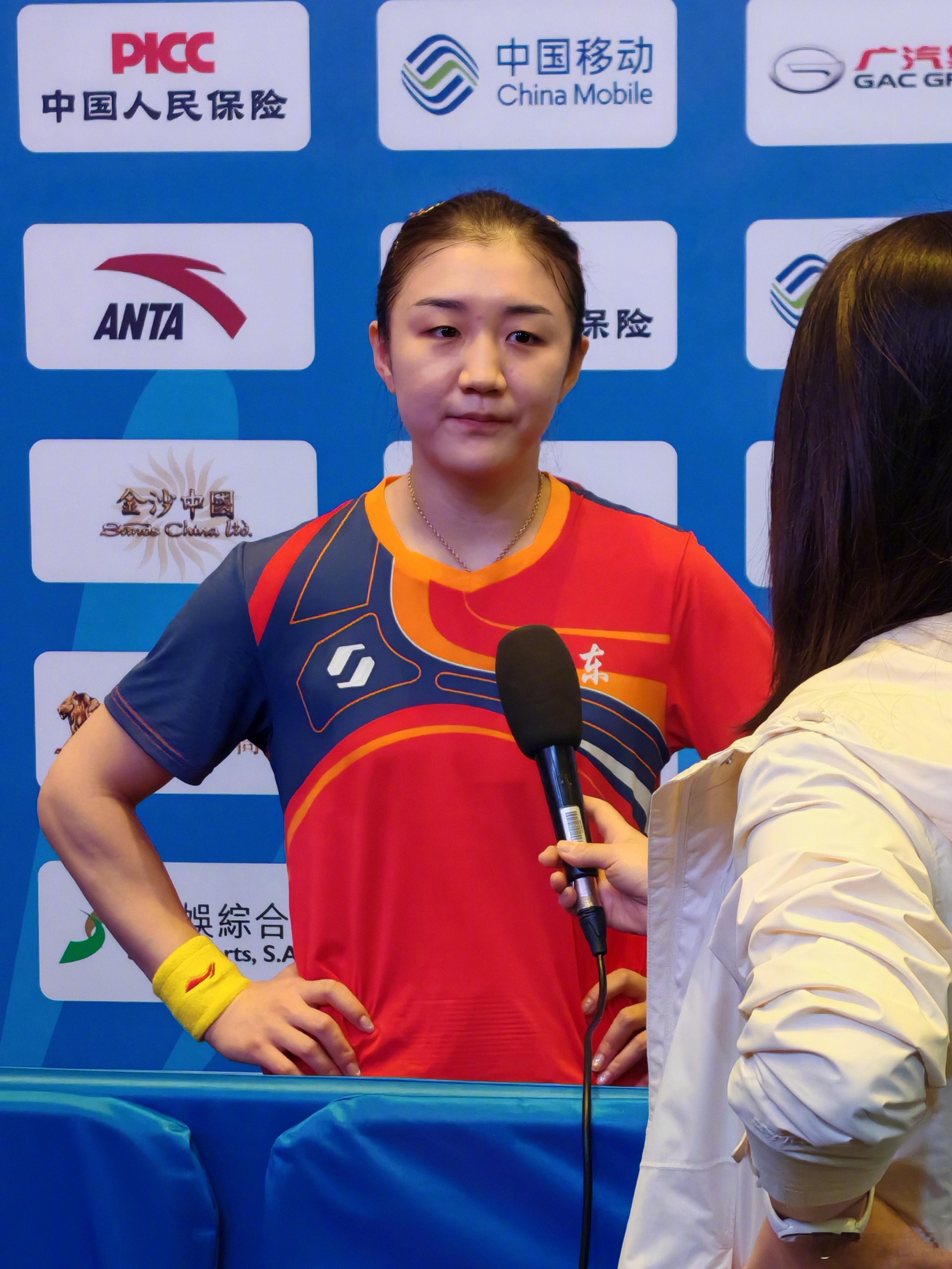 混采区，陈梦接受媒体采访！ 