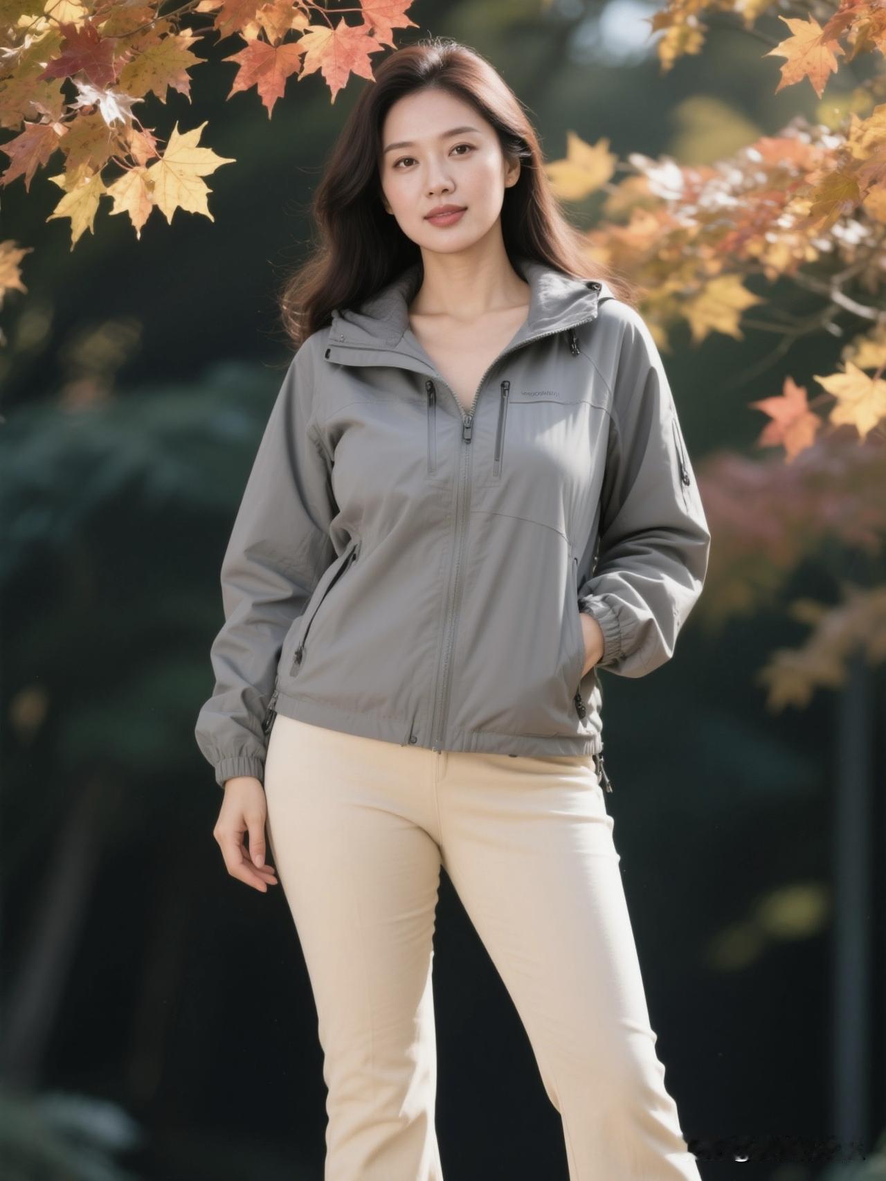 秋日暖阳，是大自然馈赠的滤镜，给一切都镀上温柔色泽。在这样的时光里，优雅穿搭能让