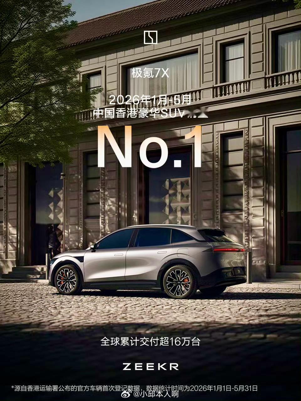 全球家庭都满意的 极氪7X，最近在全球市场又交出了一份挺亮眼的成绩单。从中国香港